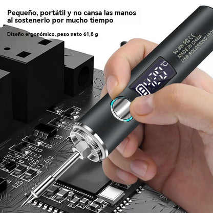 🔥🧰Νέο φορητό ασύρματο κολλητήρι USB με ψηφιακή οθόνη για συγκόλληση και επισκευή