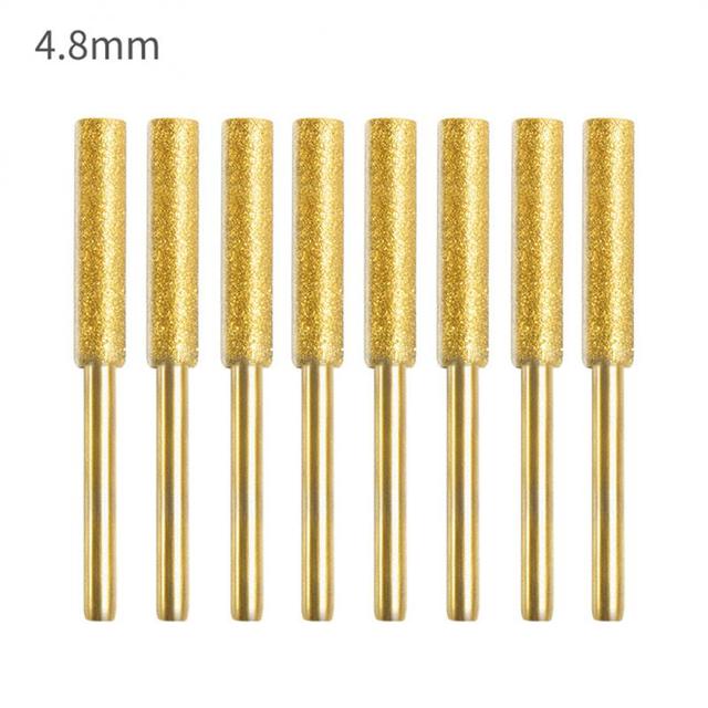 🔥 6 τεμάχια 22 €🧰 Κεφαλή λείανσης με διαμάντι κατάλληλη για ακόνισμα και συντήρηση ηλεκτρικών αλυσίδων πριονιού, νεφρίτη, μετάλλου, γυαλιού και άλλων υλικών