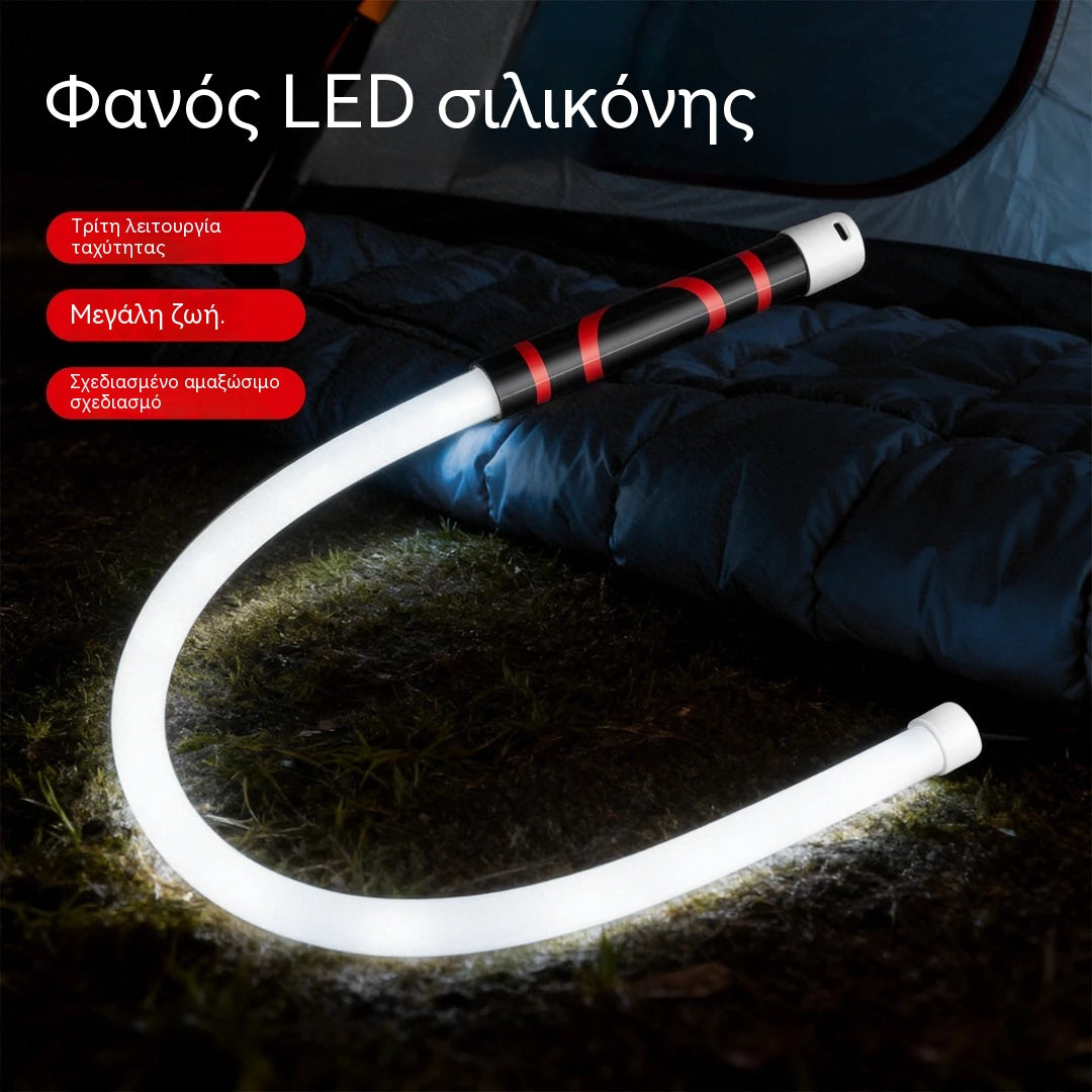 💡 50% ΕΚΠΤΩΣΗ! ✨ Εύκαμπτη ταινία LED σιλικόνης – Αδιάβροχη, ρυθμιζόμενη και εύκολη εγκατάσταση για εσωτερική και εξωτερική χρήση 🏠