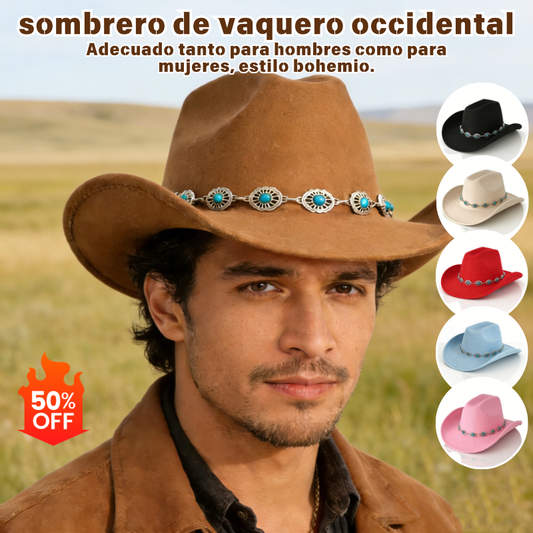 ✨🤠Unisex Καπέλο Μποέμικου Στυλ Cowboy