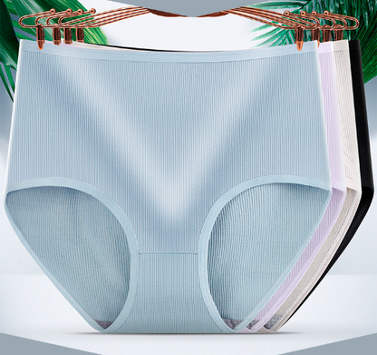 🔥1 σετ 8 τεμαχίων/25€【Αγοράστε 4, Πάρτε 4 Δωρεάν】🔥ΤΕΛΕΥΤΑΙΑ ΗΜΕΡΑ ΕΚΠΤΩΣΕΩΝ 49% ΕΚΠΤΩΣΗ🔥Γυναικεία εσώρουχα με ψηλή μέση και υγροσκοπικό αντιβακτηριδιακό σχεδιασμό