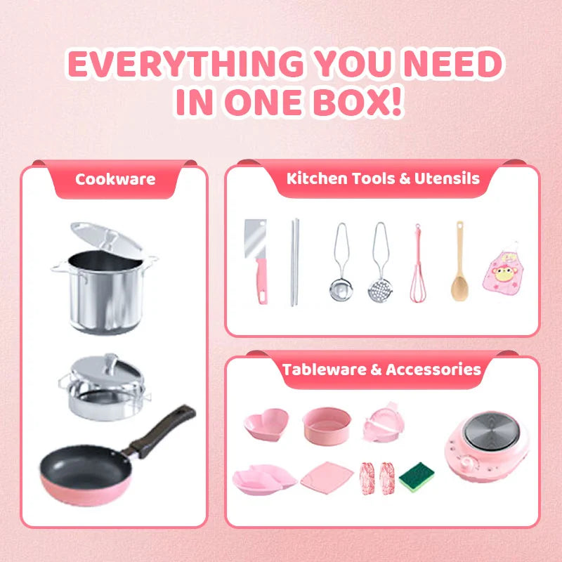 🎁【Το καλύτερο δώρο για παιδιά】🍳 Μίνι παιχνίδια κουζίνας για παιδιά