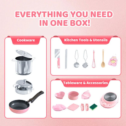 🎁【Το καλύτερο δώρο για παιδιά】🍳 Μίνι παιχνίδια κουζίνας για παιδιά