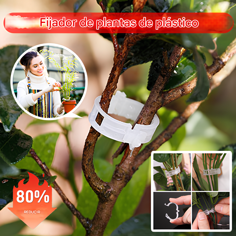 🍅🌺【200 τεμάχια】Πλαστικά στηρίγματα για φυτά, για διακόσμηση λαχανόκηπου σε θερμοκήπιο