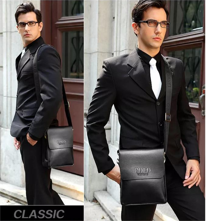 👜 Casual μόδας τσάντα από δέρμα αγελάδας για άνδρες