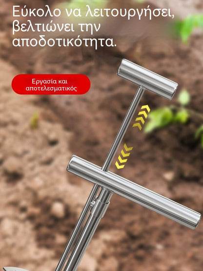 🌱【Θαύμα εξοικονόμησης χρόνου και προσπάθειας】Γρήγορη μεταφύτευση χωρίς να σκύβετε! Η μεταφύτευση από ανοξείδωτο ατσάλι διπλασιάζει την απόδοση, κάνοντας τη φύτευση ευκολότερη 💪✨