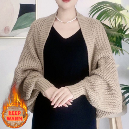 🔥Φθινόπωρο και χειμώνα νέο μαλακό πλεκτό ζεστό ζακέτα σάλι