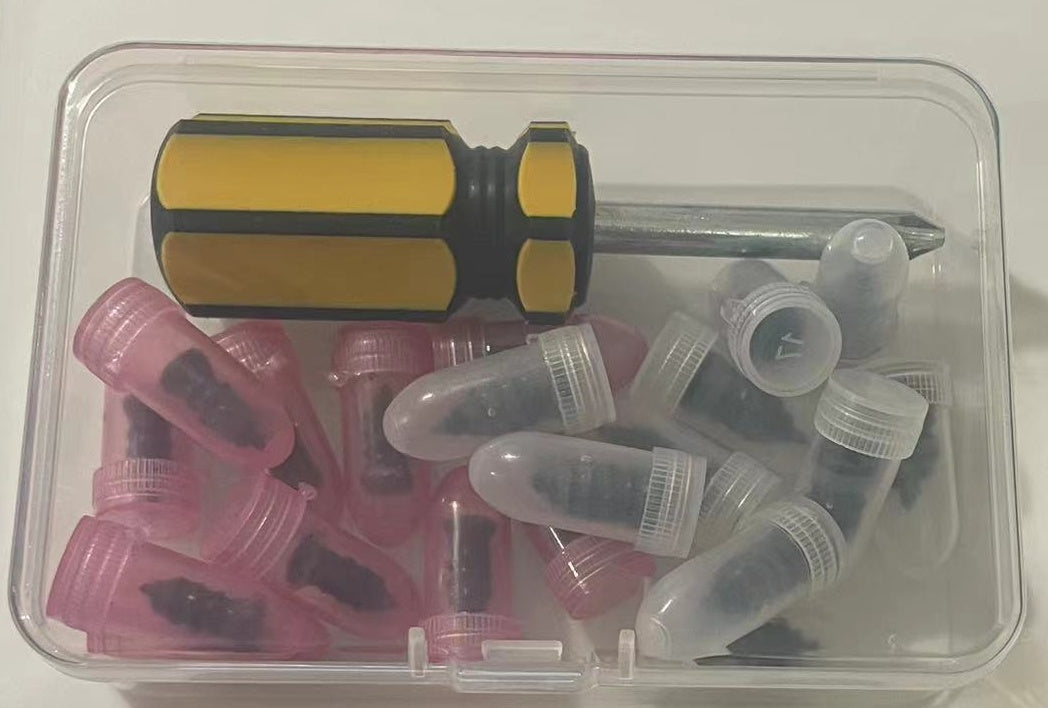 🏍️🔥Αγοράστε 1 και πάρτε 1 δωρεάν🔥δύο σύνολα για 23 ευρώ🔥Βίδες ειδικές για επισκευή ελαστικών για αυτοκίνητα, ηλεκτρικά οχήματα, μοτοσικλέτες και ποδήλατα.