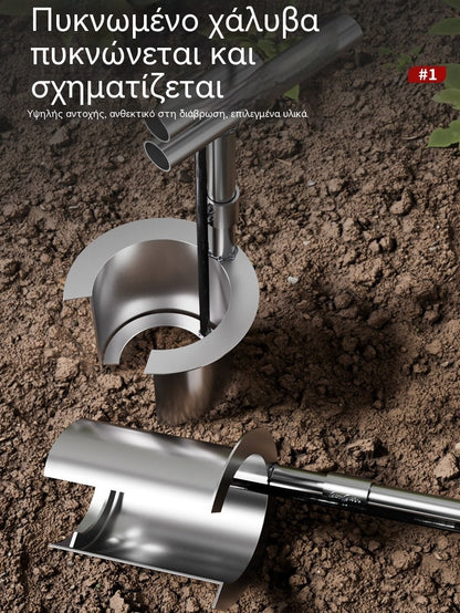 🌱【Θαύμα εξοικονόμησης χρόνου και προσπάθειας】Γρήγορη μεταφύτευση χωρίς να σκύβετε! Η μεταφύτευση από ανοξείδωτο ατσάλι διπλασιάζει την απόδοση, κάνοντας τη φύτευση ευκολότερη 💪✨
