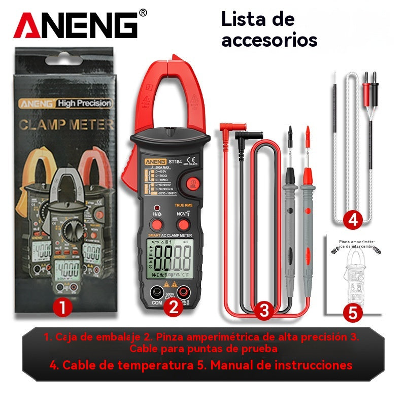 🔥【Προσφορά περιορισμένης διάρκειας】🛠️Έξυπνη ψηφιακή αμπεροτσιμπίδα, πολυλειτουργική αμπεροτσιμπίδα ηλεκτρολόγου✅Αυτοματοποιημένη αμπεροτσιμπίδα υψηλής ακρίβειας✅ Πλήρως αυτόματη αναγνώριση.